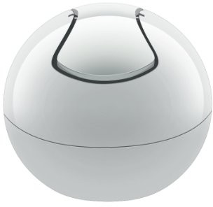 Spirella 10.15138 Bowl-UNI biały kosz na śmieci 10.15138