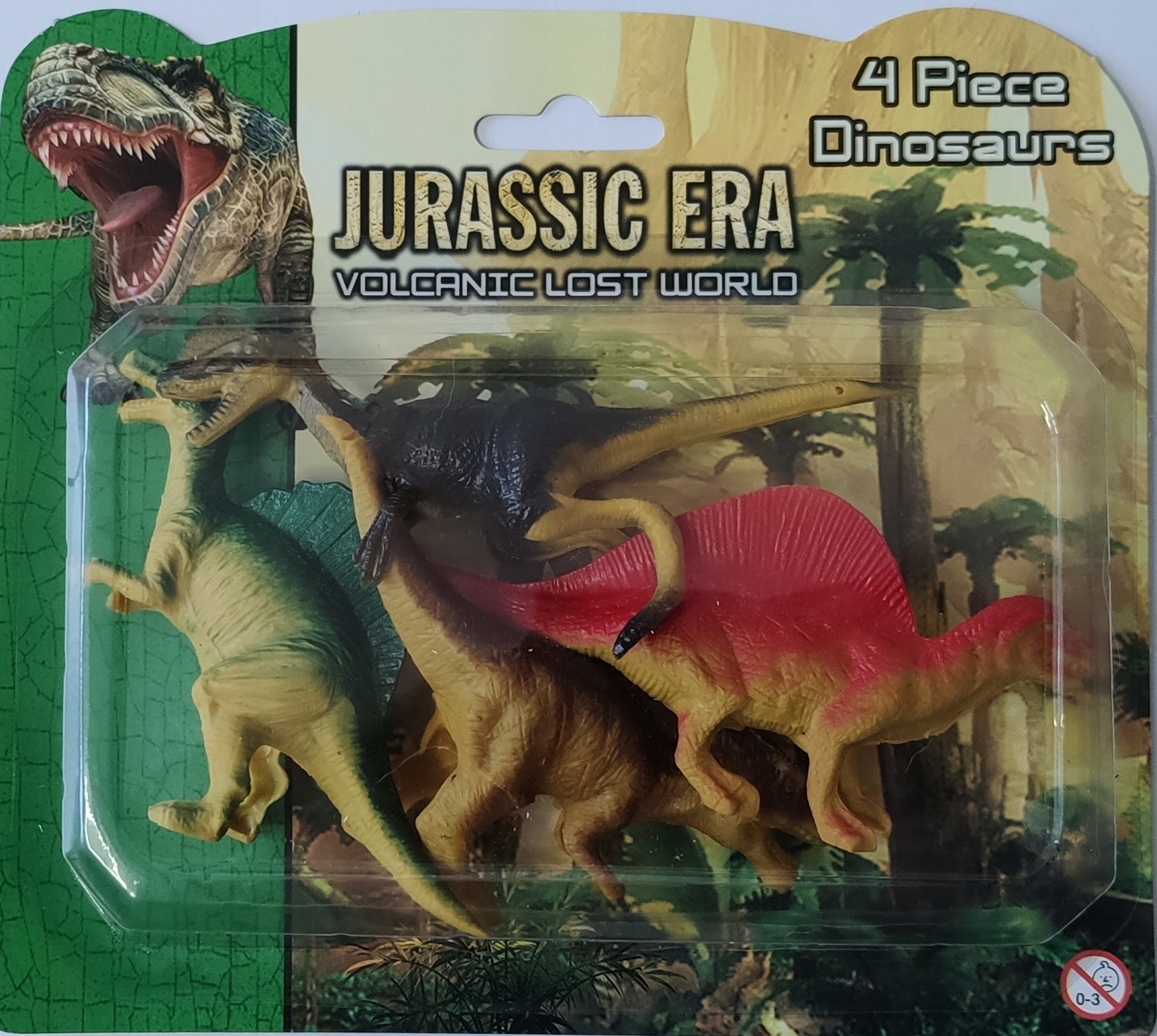 Dinozaury Zestaw 4 szt. Figurki Jurassic Era