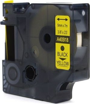 Dymo Taśma D1 Czarny na Żółtym 9mm x 7m LM100 LM120 LM150 LM160 LM200 LM210 LM210D LM220 LM260 LM260P LM260D LM280