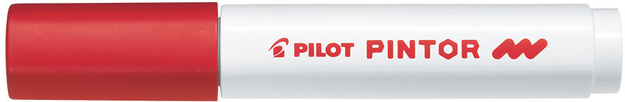 Pilot Pilot, marker, M, czerwony