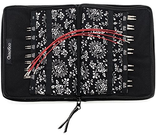 chiaogoo Chiaogoo metalowy Twist Czerwony koronka wymienne do robienia na drutach szpilki 4-calowy koronka zestaw-Complete 7400-C