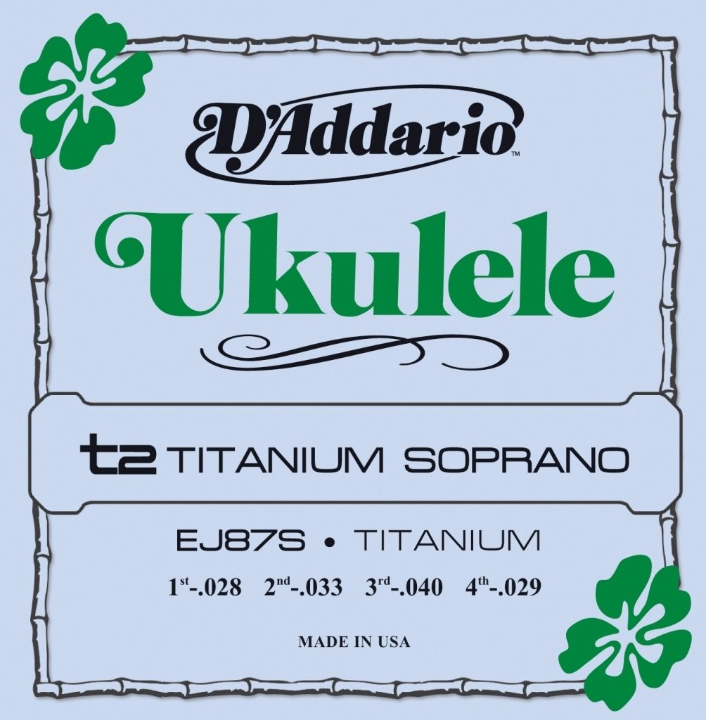 DAddario Titanium EJ87S - Struny do ukulele sopranowego