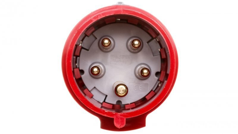 Legrand Wtyczka przenośna 5P 16A 400V czerwona IP44 P17 TEMPRA PRO 555129 555129