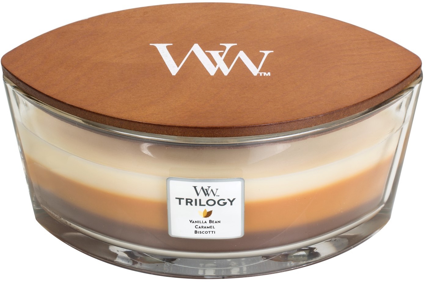 WoodWick świeczka zapachowa Trilogy Café Sweets łódka 32033