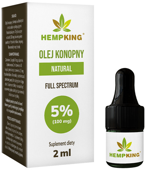 HempKing Próbka Olej CBD 5% Natural - 2ml 70146