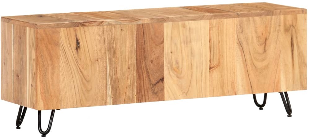 vidaXL Szafka pod telewizor, 110x30x40 cm, lite drewno akacjowe