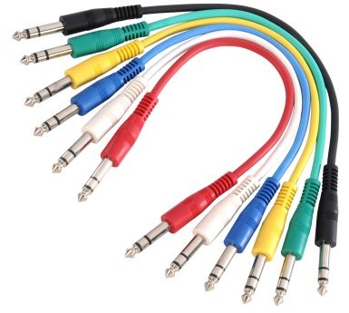 ah Cables K3 bvv przewód krosowy 6, 3 MM JACK stereo na 6, 3 MM JACK stereo K3BVV0060SET