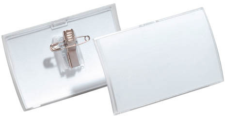 Durable Identyfikator Click Fold z klipem 54x90mm 25szt. 8214-19