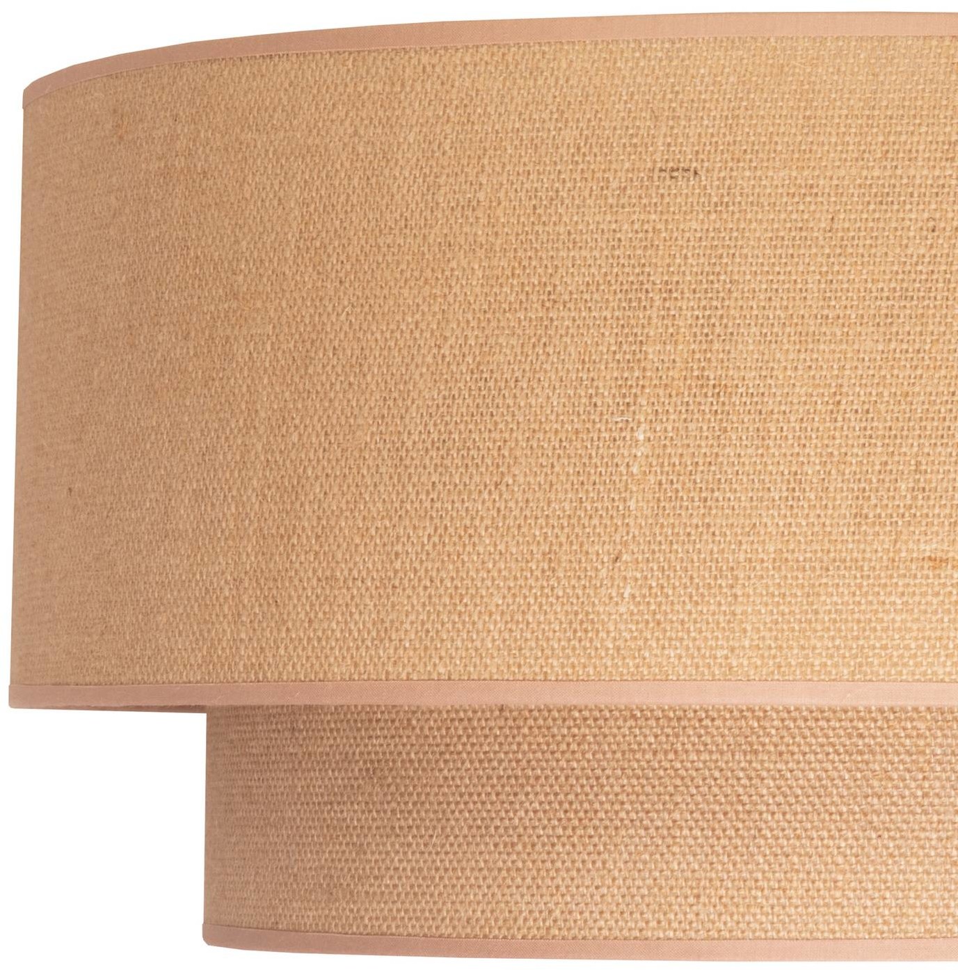 Euluna Lampa sufitowa Boho jute, brązowa, 45cm