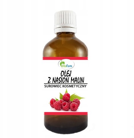 Olej z pestek malin 50ml naturalny tłocz. na zimno