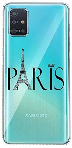 Samsung Cokitec Etui ochronne do Galaxy S20 Plus, motyw: Paris, czarne 78516