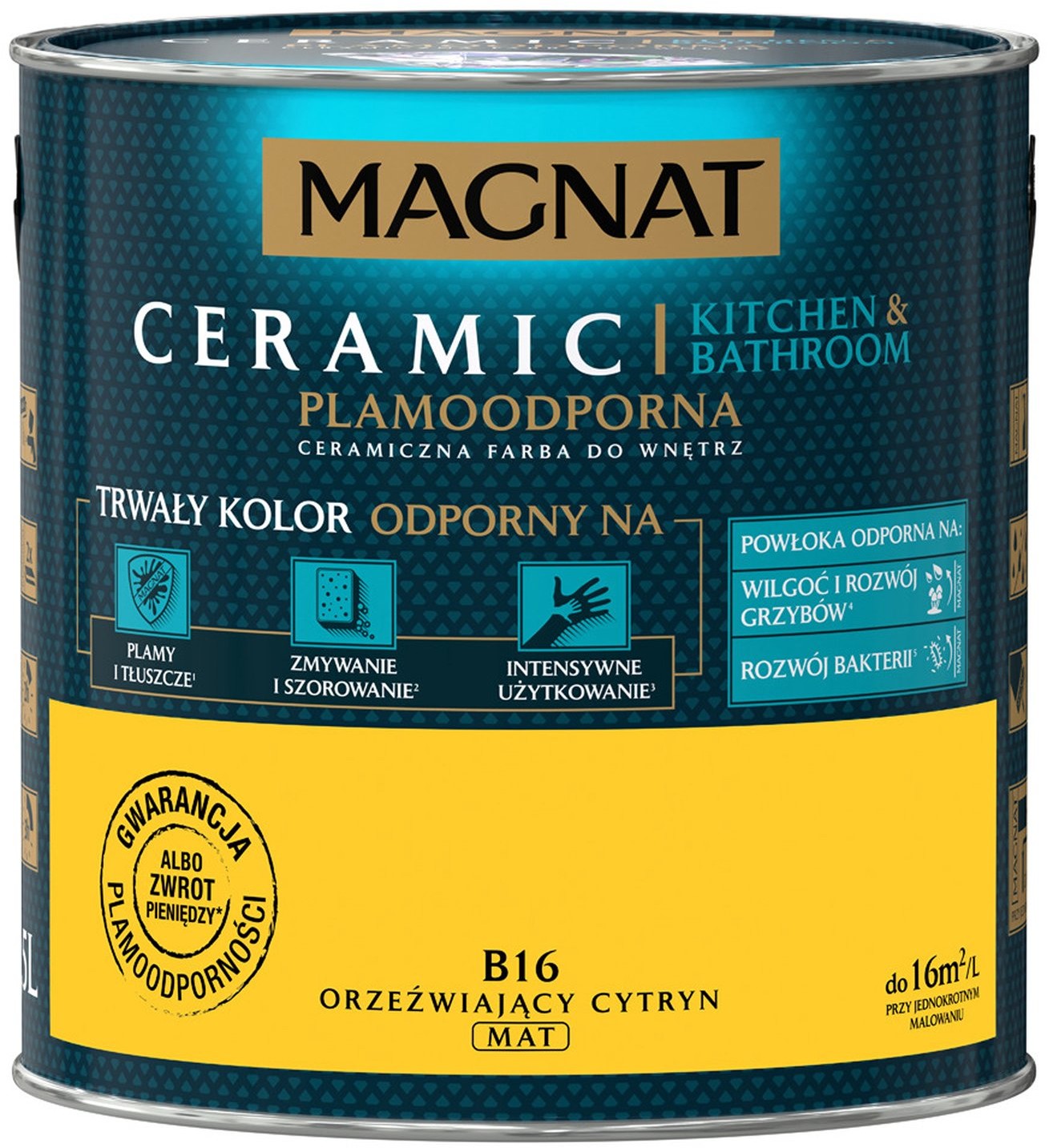 Magnat Emulsja Kitchen Bathroom orzeźwiający cytryn 2,5 l