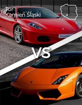 Jazda Lamborghini Gallardo vs Ferrari F430  Tor Silesia Ring P0003335