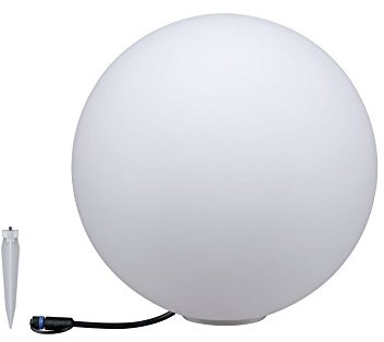 Paulmann Paulmann 941.78 Outdoor Plug & Shine oświetlenie obiektów Globe IP67 światła 3000 K 24 V 94178 lampa kulista lampa zewnętrzna ogród oświetlenie oświetlenie tarasu, plastik, zintegrowana, 46 W 94178