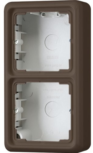 Jung cd582abr nasadki z ramą do montażu natynkowego 2-krotna CD582ABR