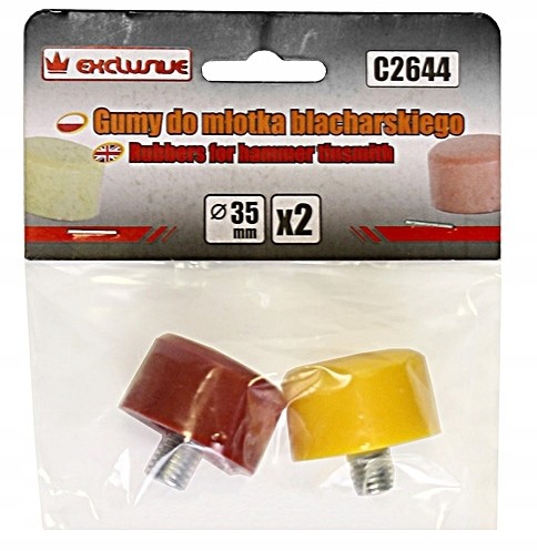 MODECO Gumy Do Młotka Blacharskiego 30MM 2 Szt wytrzymałe