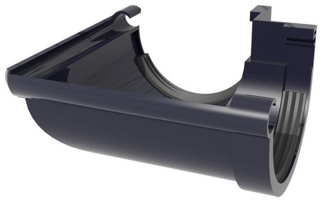 Scala Plastics Łącznik kątowy do rynny G80 Grafitowy