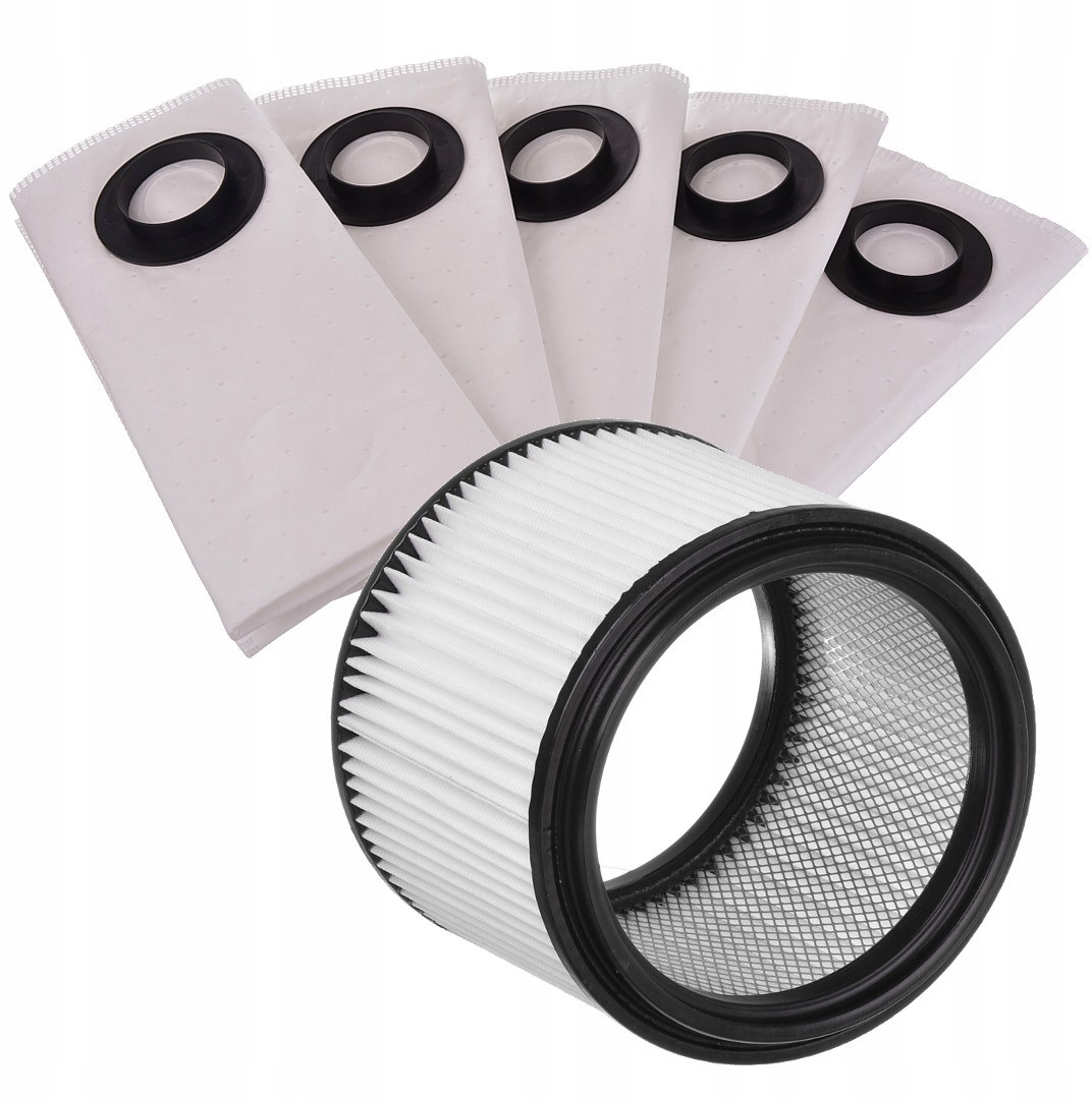 Makita Filtr Worki 5szt 440 448 na mokro Zmywalny