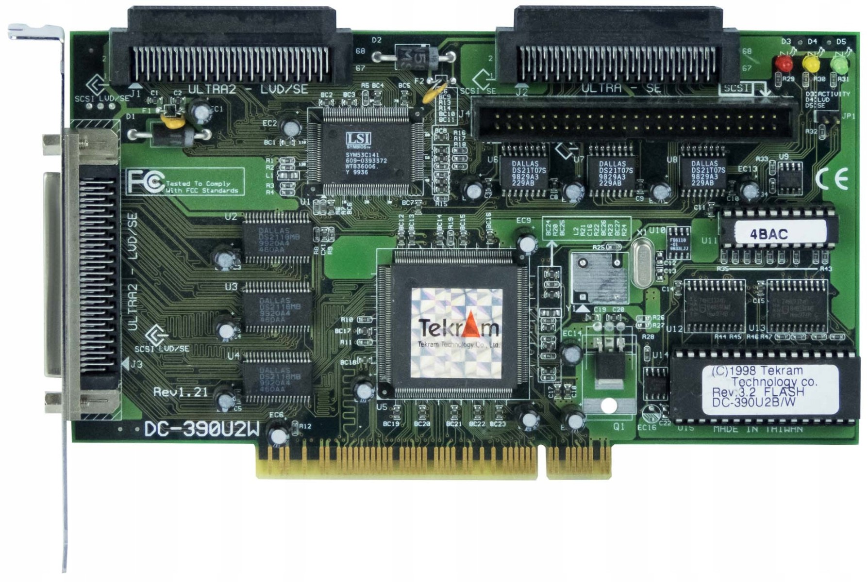 Tekram DC-390U2W Ultra2 Scsi Pci
