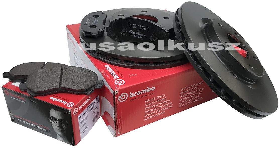 BREMBO Klocki tarcze hamulcowe przednie 294mm Dodge Avenger 2008 09.A637.11+P11026