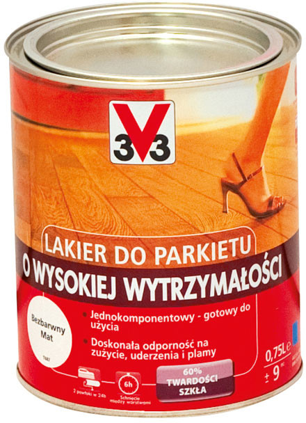 V33 Lakier do parkietu mat 0 75 l