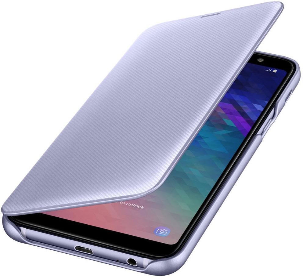 Samsung Etui Wallet Cover do Samsung Galaxy A6 Plus 2018 Fioletowy (EF-WA605CVEGWW)