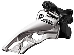 Shimano Front derailleur Triple Gray FD-M9000 Low Clamp SS FP, czarny, UNI FDM9000LX6