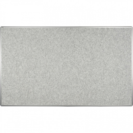 ekoTAB Tablica tekstylna ekoTAB w aluminiowej ramie, 200x120 cm, szara 535128