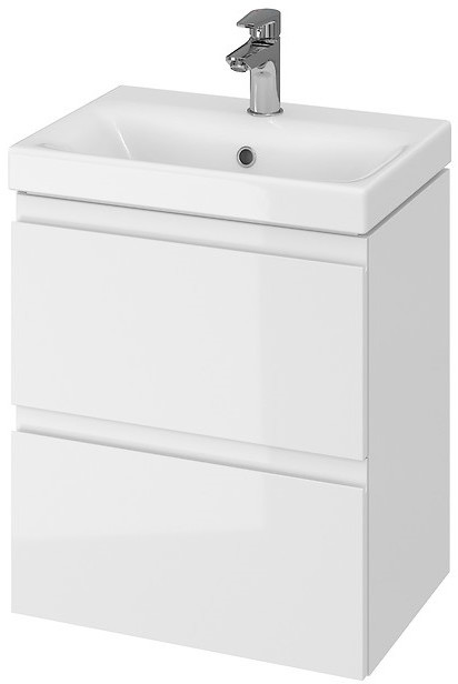 Cersanit Moduo Slim Szafka podumywalkowa stojąca 49,5x34,5x57 cm biała S929-006
