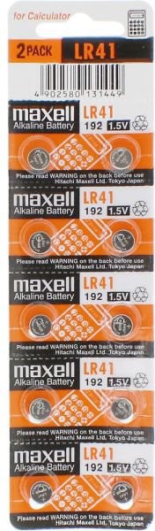 Maxell LR41 10PAK 11716800)