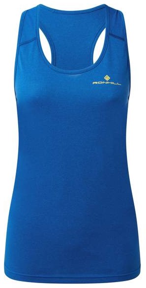 RONHILL Koszulka biegowa damska bez rękawów CORE VEST niebieska
