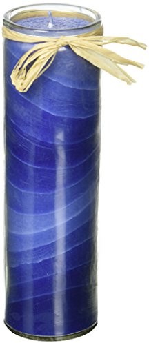 Palm Light 4041678000851 czakra świeca, ajna-, czas palenia około 100 godzin, 20 cm, niebieski/Indigo 4041678000851