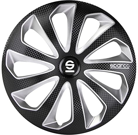 SPARCO SPARCO SP 1475BKSVC zestaw Sparco kołpaki na koła Sycilia 35 cm czarny/srebrny/węglowy SP 1475BKSVC