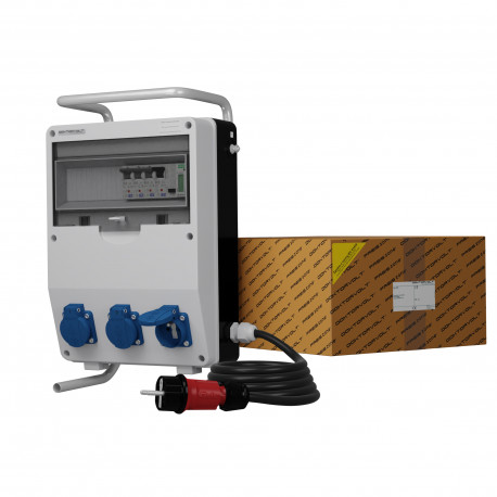 Doktorvolt Rozdzielnica TD-S/FI 3x230V SKHU z kablem i stojakiem 1-faz licznik 0472 DV-0472-F