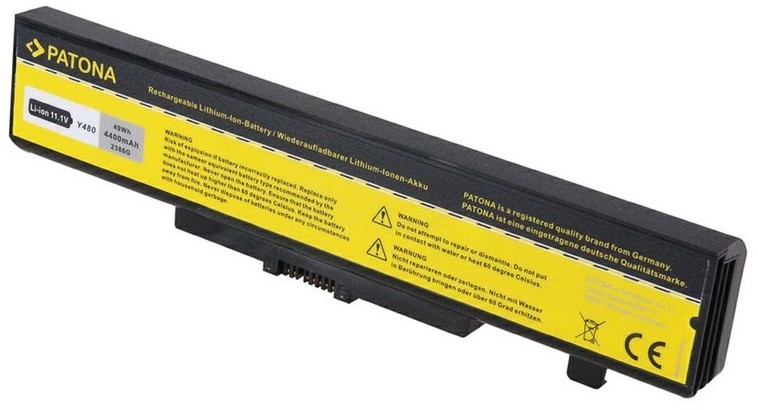 PATONA bateria do LENOVO G580 4400 mAh Li Ion 11,1 V PT2386