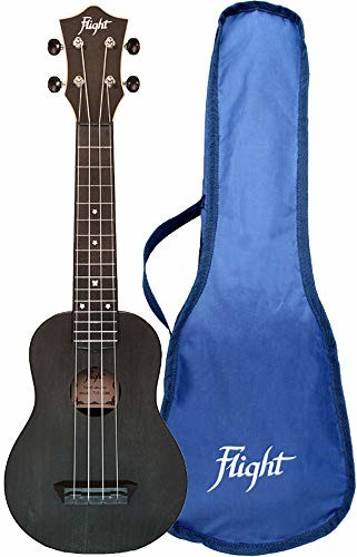 Flight Flight, Seria podróżna ukulele sopranowe, czarne (TUS-35 BK) TUS-35 BK