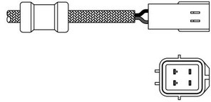 DELPHI Sonda lambda DELPHI ES20049-12B1