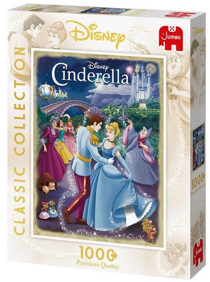 Jumbo Puzzle - Disney Classic: Cinderella (1000 pc JUM9485