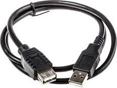 Roline Kabel USB A-A męsko-żeński 0.8m czarny 11.02.8947 11.02.8947