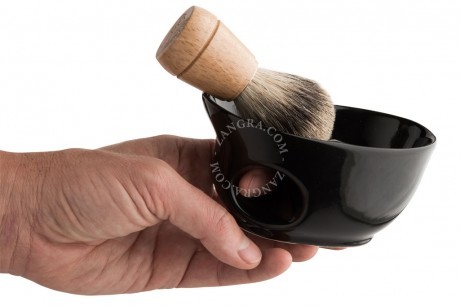 ZANGRA Kubek Do Golenia Czarna Porcelana Zangra bathroom.034.b mug