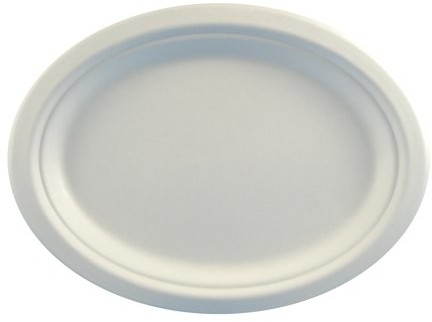 Papstar 81329 50 talerze, trzcina cukrowa 