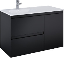 Elita 168151 SZAFKA podumywalkowa SPLIT 100 2S L CARGO BLACK MATT PDW