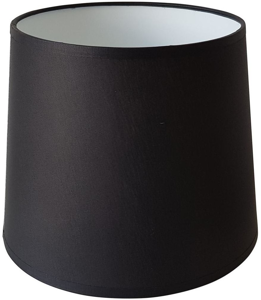 TK Lighting Abażur 9987 owalny 16-14 x 16 cm tkanina czarny E27