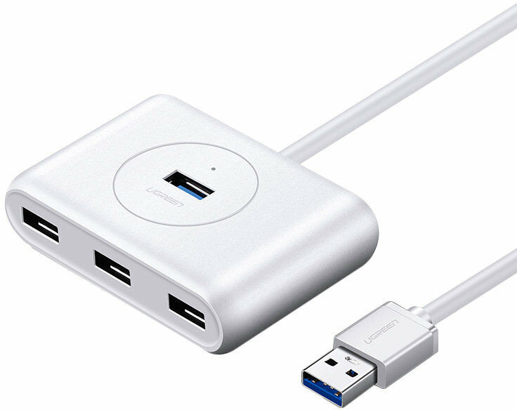 Ugreen Ugreen wielofunkcyjny HUB USB Typ c - 4 x USB 3.0 1m biały (CR113) CR113