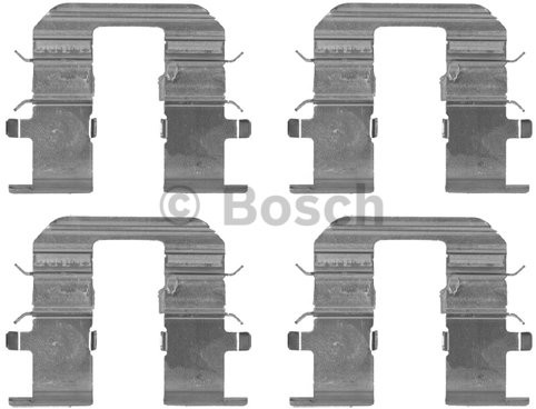 Bosch Zestaw osprzętu do okładzin tarcz hamulcowych przód 1 987 474 467