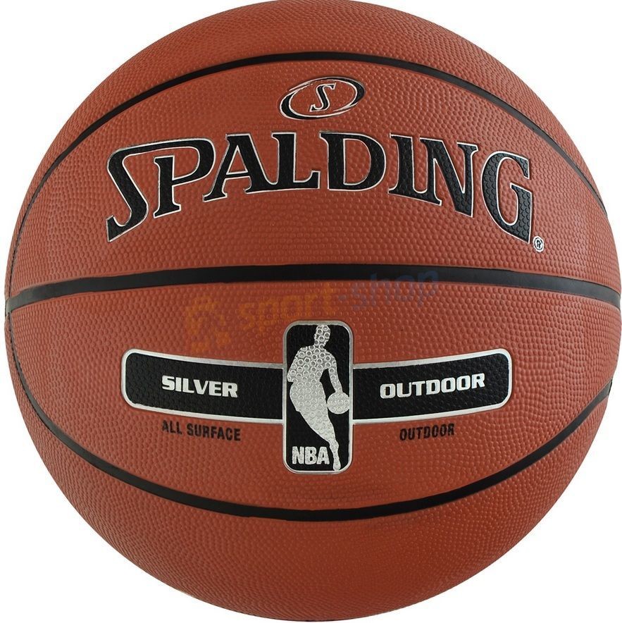 Spalding Piłka do koszykówki NBA Silver Outdoor 2017 rozmiar 5) 12h 83568Z