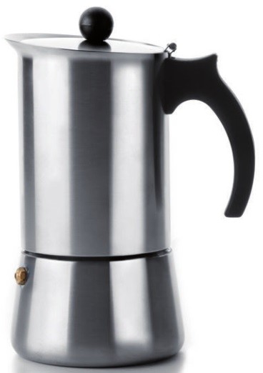 Kawiarka 200 ml zaparzacz do kawy 4 filiżanki IBILI 611304 indukcja INOX 18 10 IBILI