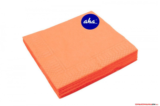 Serwetki AHA pomarańczowe a`20