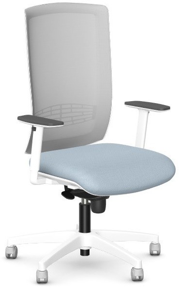 Intarseating Krzesło obrotowe BEGIN białe, podstawa nylonowa KA-BEGIN-AMW-142-01/TR7