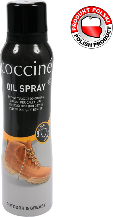 Coccine Płynny tłuszcz do obuwia Oil spray 150ml 72890